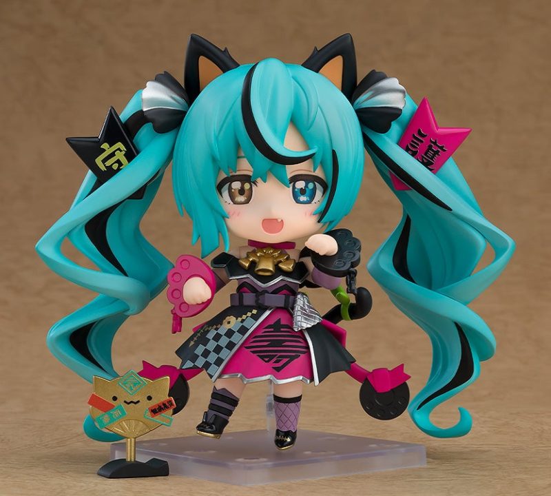 Nendoroid Hatsune Miku: Black Maneki Miku Ver. Dedicated Cat Zabuton Chara-Ani Special Set
