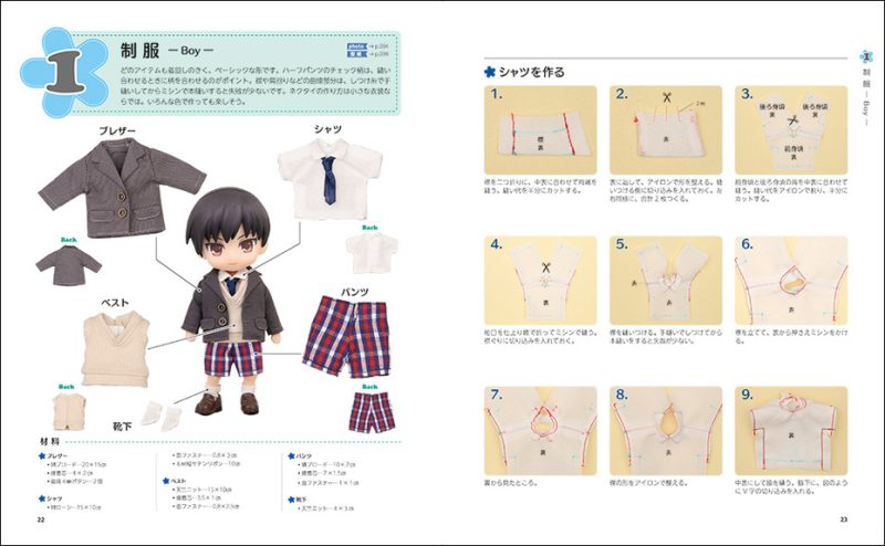 My First Doll: Clothing Patterns ~Creating in Nendoroid Doll Size~