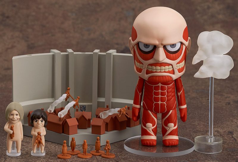 Nendoroid Colossus Titan & Attack Playset
