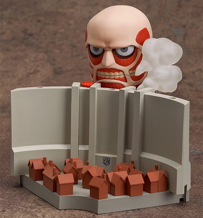 Nendoroid Colossus Titan & Attack Playset