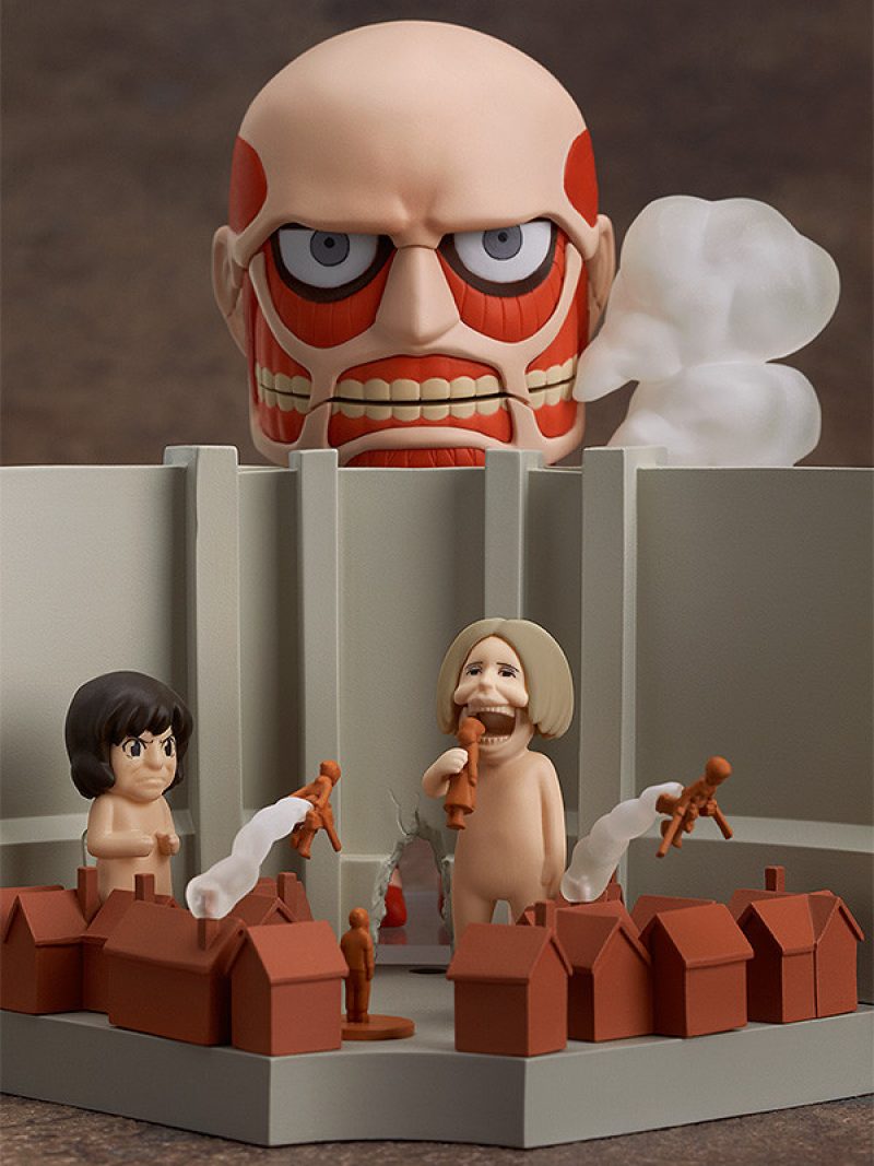Nendoroid Colossus Titan & Attack Playset