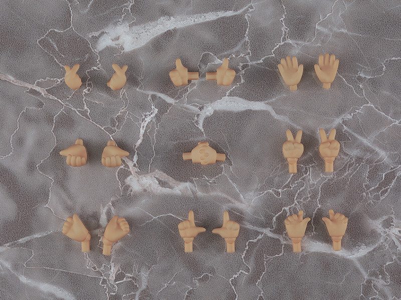 Nendoroid Doll: Hand Parts Set 02 (Peach/Cinnamon/Cream/Almond Milk)