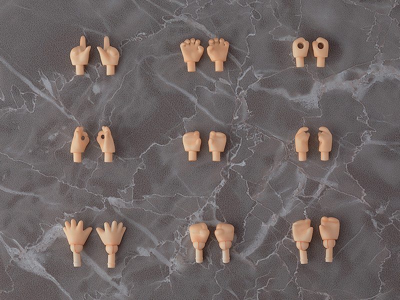Nendoroid Doll: Hand Parts Set (Peach/Cinnamon/Cream)