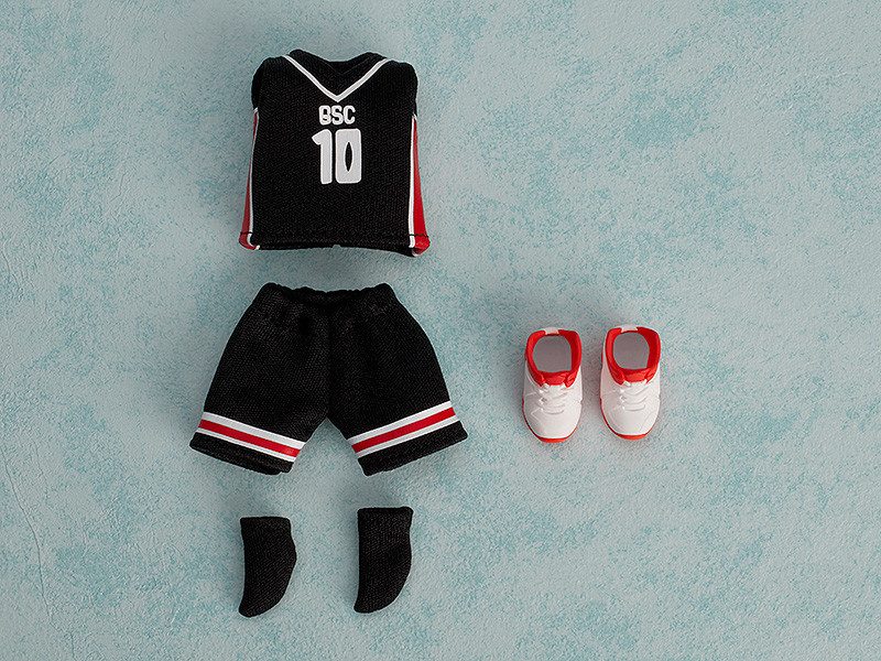 Nendoroid Doll Outfit Set: Basketball Uniform (Black/Red)