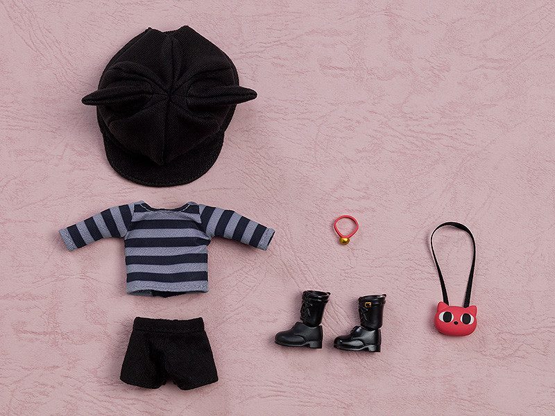 Nendoroid Doll Outfit Set: Cat-Themed Outfit (Gray/Purple)