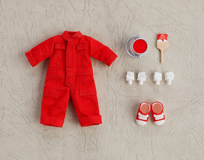 Nendoroid Doll: Outfit Set (Colorful Coveralls - Red/Blue/Yellow/Lime Green/Purple)