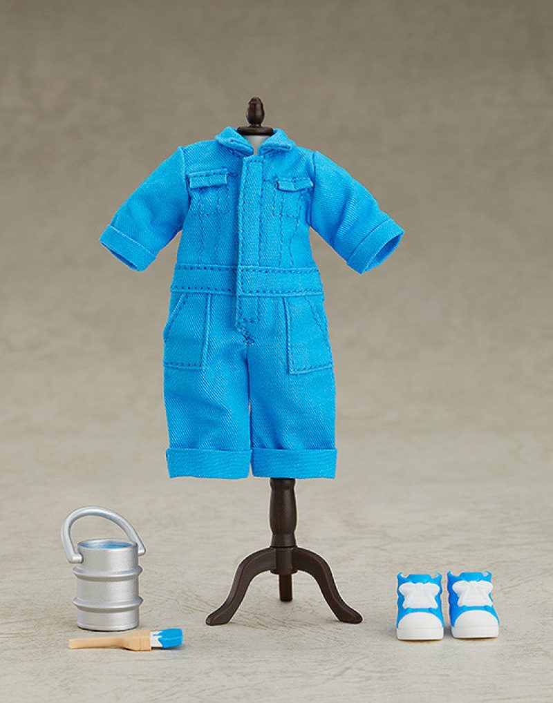 Nendoroid Doll: Outfit Set (Colorful Coveralls - Red/Blue/Yellow/Lime Green/Purple)