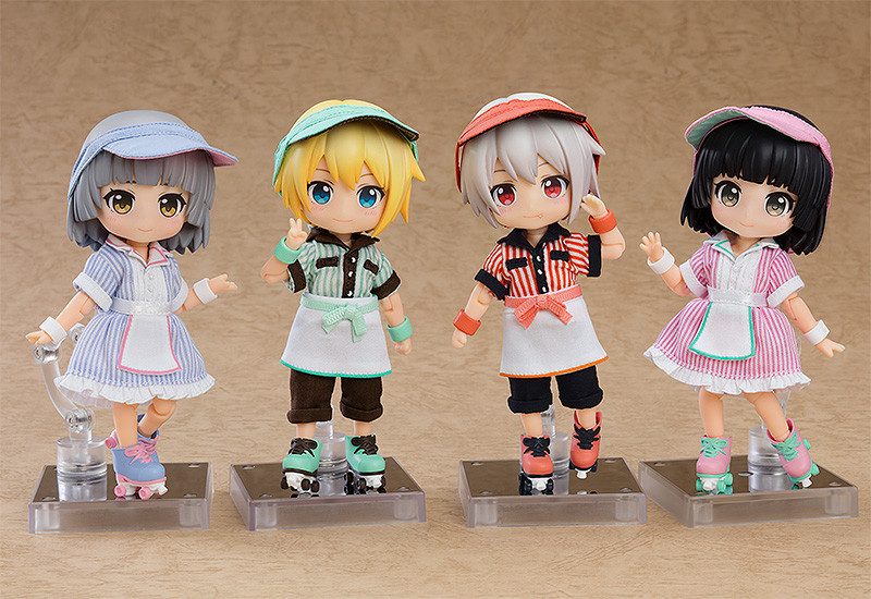Nendoroid Doll Outfit Set: Diner - Girl (Blue/Pink)
