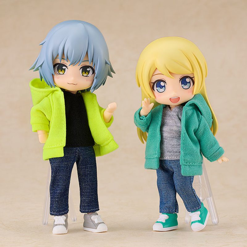 Nendoroid Doll Outfit Set: Hoodie (Black/White/Gray/Yellow/Mint)