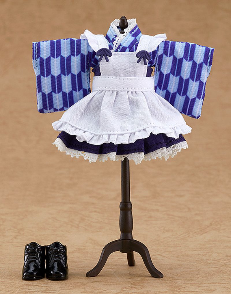Nendoroid Doll: Outfit Set (Japanese-Style Maid - Blue)