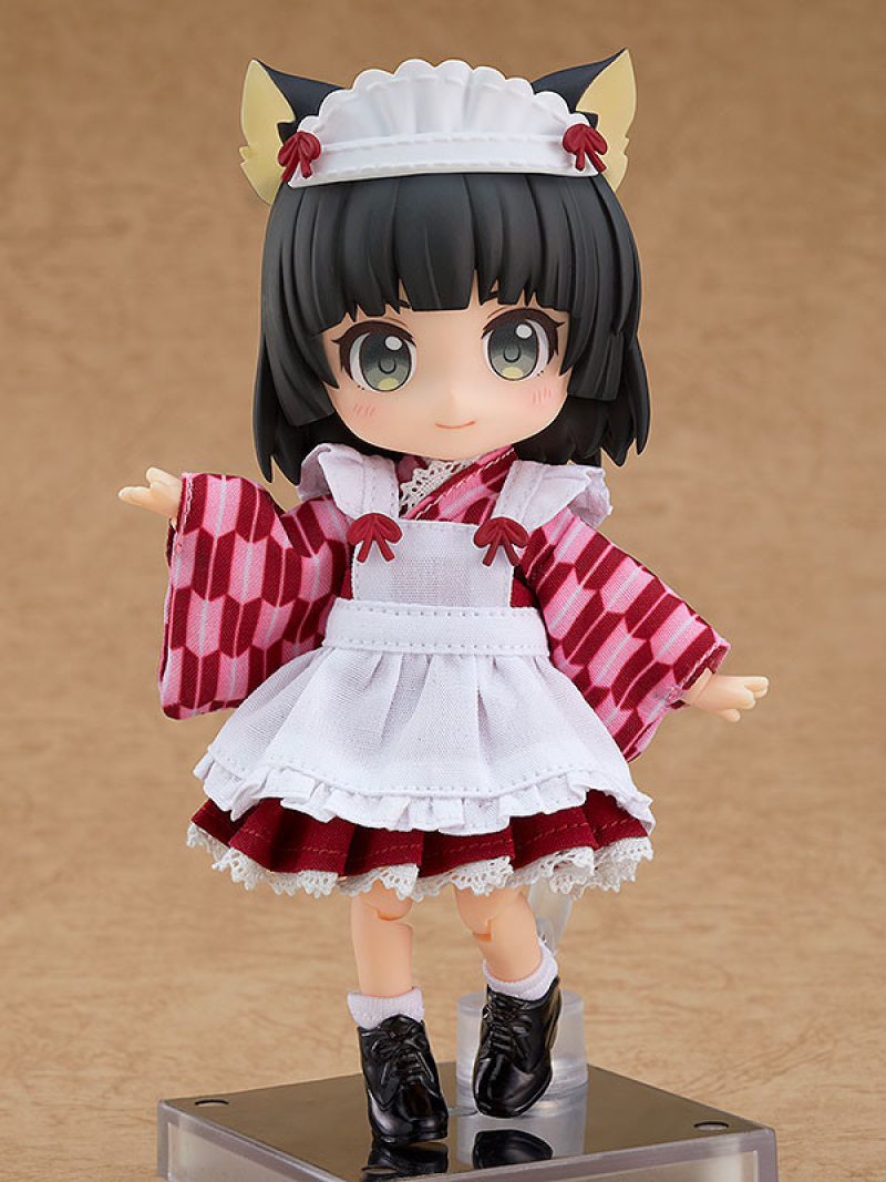 Nendoroid Doll: Outfit Set (Japanese-Style Maid - Pink)