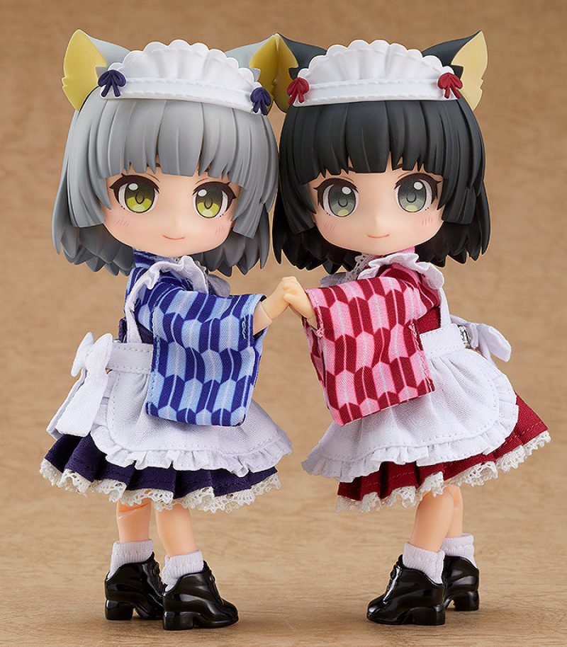 Nendoroid Doll: Outfit Set (Japanese-Style Maid - Pink)