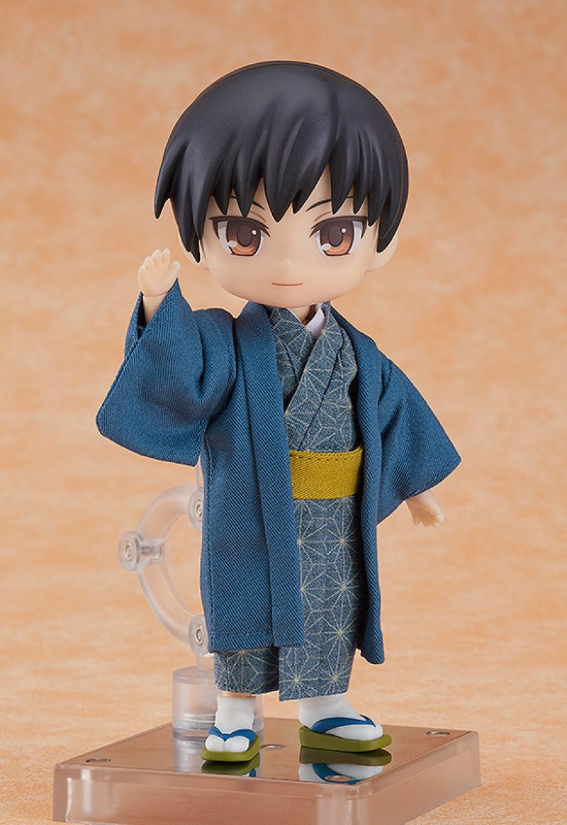 Nendoroid Doll Outfit Set: Kimono - Boy (Navy/Gray)