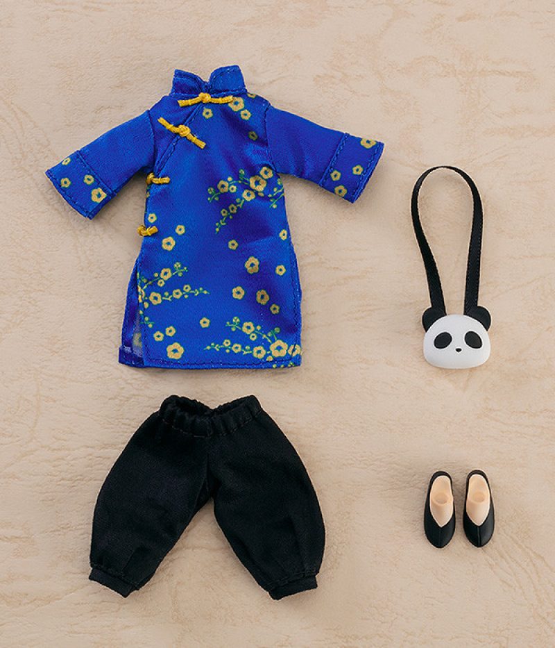 Nendoroid Doll Outfit Set: Long Length Chinese Outfit (Red/Blue)