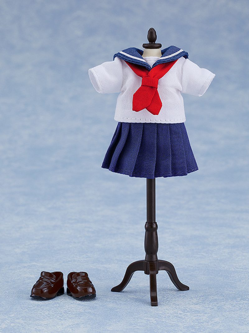 Nendoroid Doll Outfit Set: Short-Sleeved Sailor Outfit (Navy/Gray)