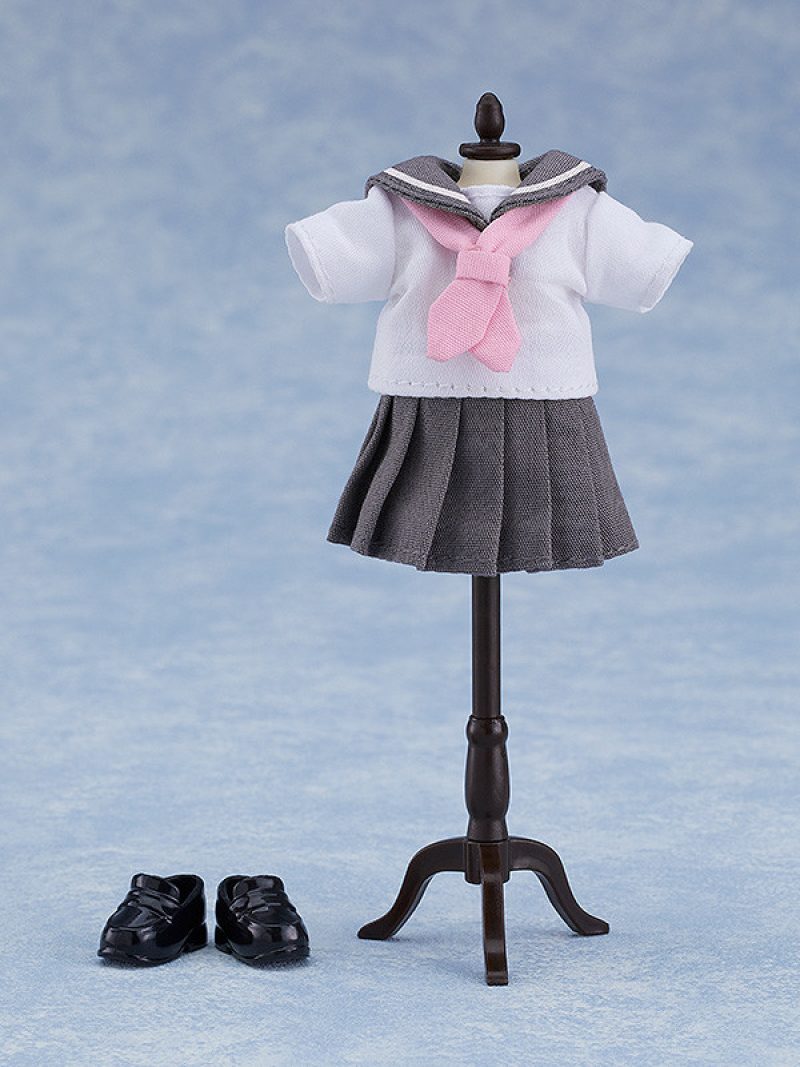 Nendoroid Doll Outfit Set: Short-Sleeved Sailor Outfit (Navy/Gray)