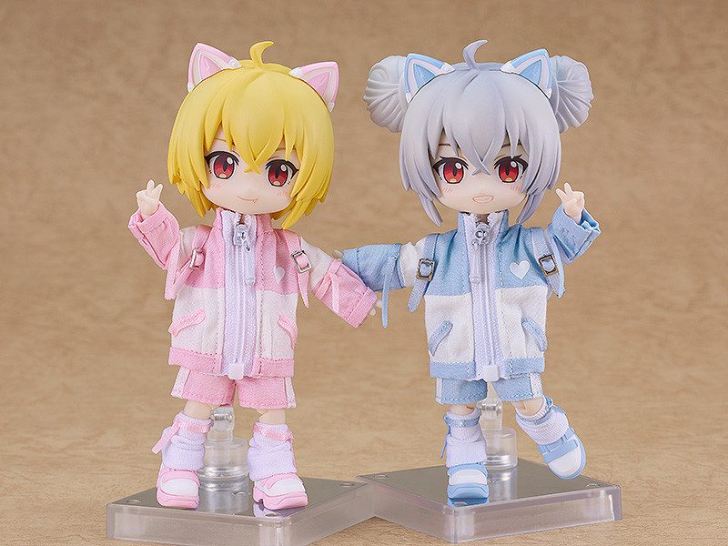 Nendoroid Doll Outfit Set: Subculture Fashion Tracksuit (Pink/Blue)
