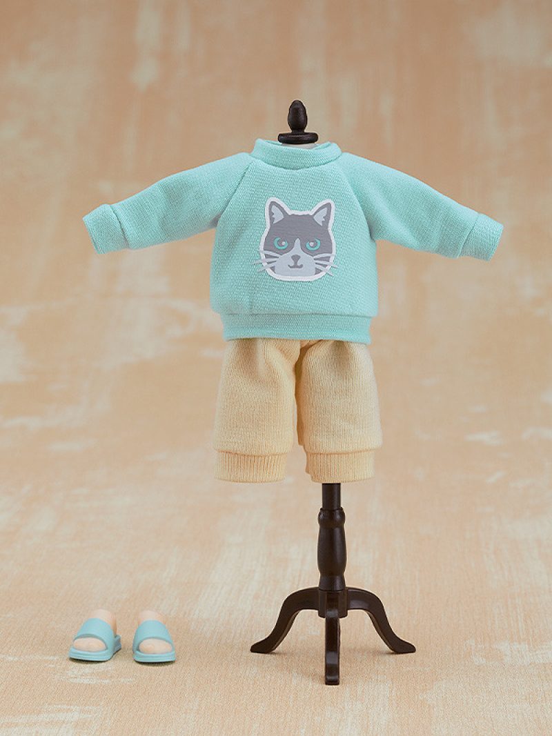 Nendoroid Doll Outfit Set: Sweatshirt and Sweatpants (Pink/Light Blue)