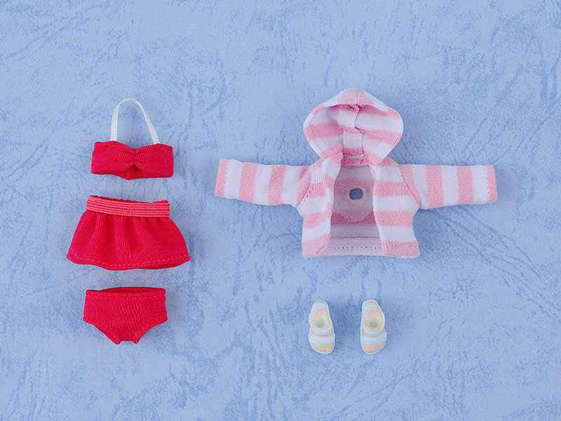 Nendoroid Doll Outfit Set: Swimsuit - Girl (Red/Light Blue)