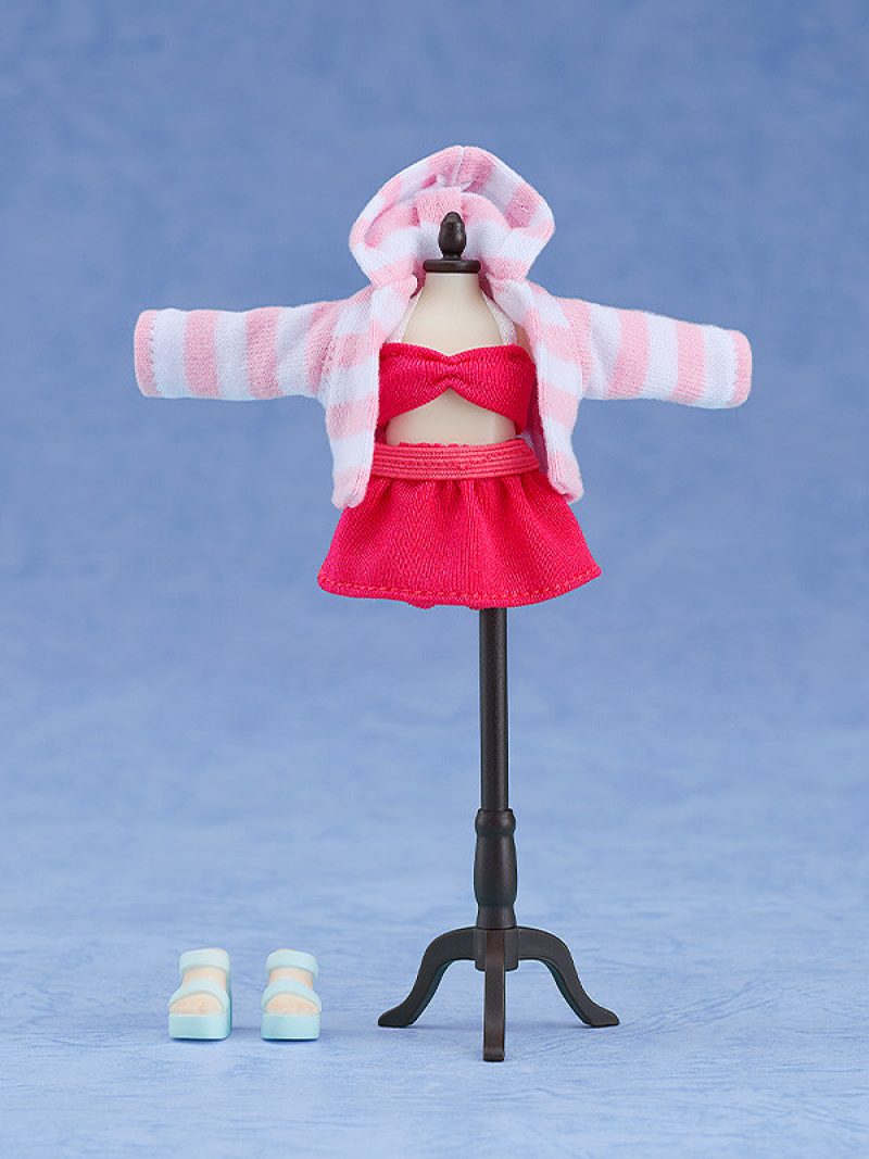 Nendoroid Doll Outfit Set: Swimsuit - Girl (Red/Light Blue)