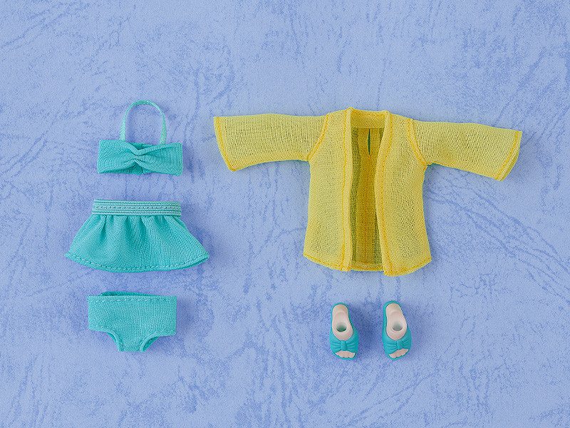 Nendoroid Doll Outfit Set: Swimsuit - Girl (Red/Light Blue)