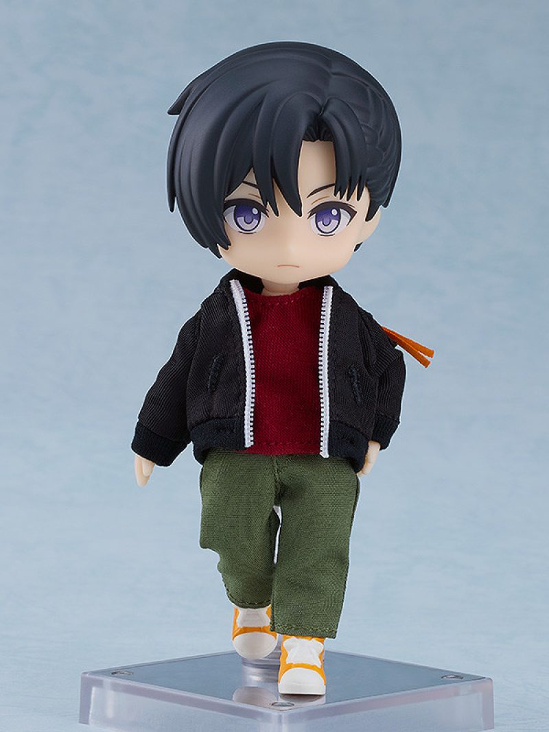 Nendoroid Doll Special Outfit Set Jacket & Apron Outfit (Black/Olive/Beige)