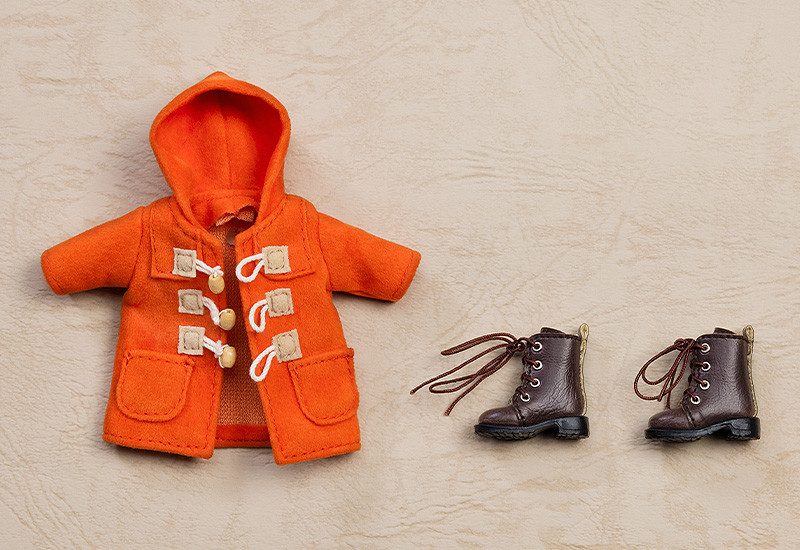 Nendoroid Doll Warm Clothing Set: Boots & Duffle Coat (Beige/Orange)