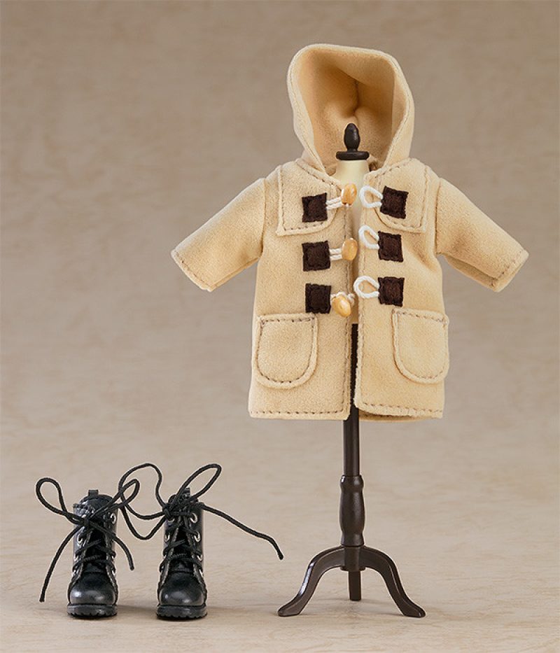 Nendoroid Doll Warm Clothing Set: Boots & Duffle Coat (Beige/Orange)