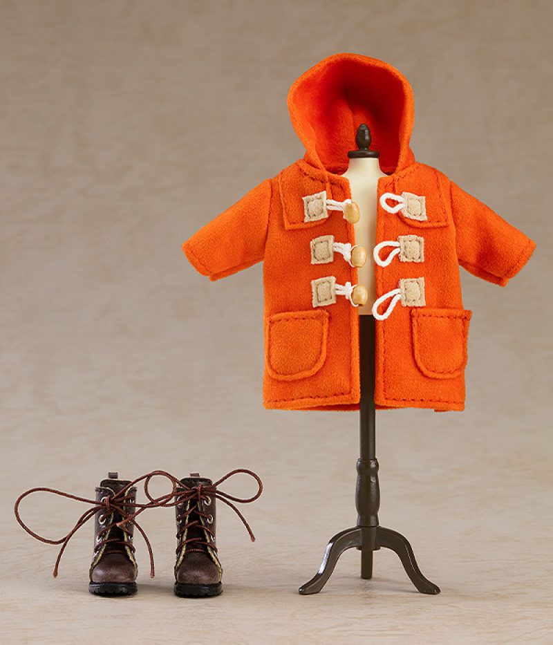 Nendoroid Doll Warm Clothing Set: Boots & Duffle Coat (Beige/Orange)