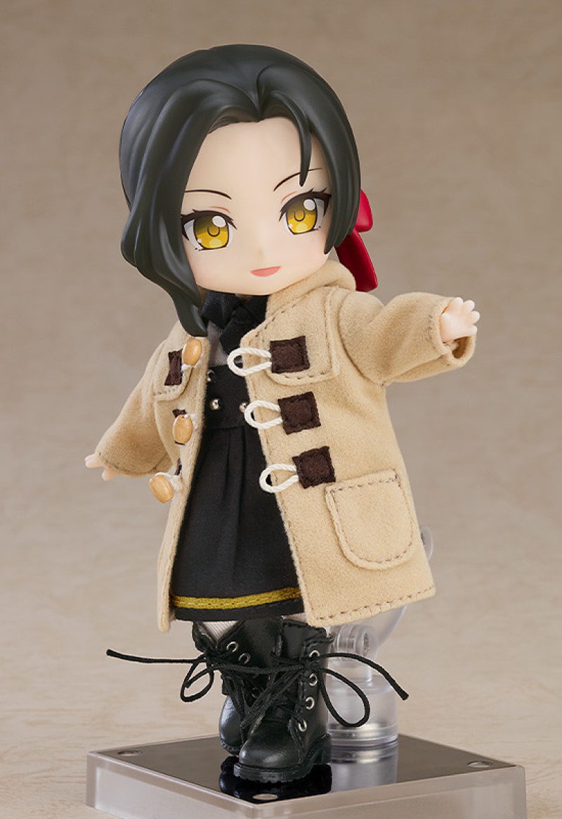 Nendoroid Doll Warm Clothing Set: Boots & Duffle Coat (Beige/Orange)