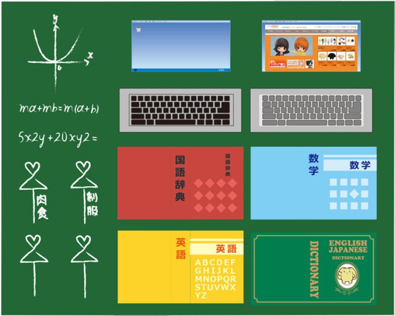 Nendoroid More: CUBE 01 Classroom Set