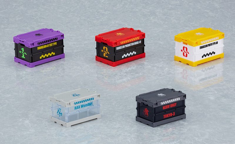 Nendoroid More Evangelion Design Container (Unit-01 Ver./Unit-02 Ver./Unit-00 Ver./NERV Ver./WILLE Ver.)