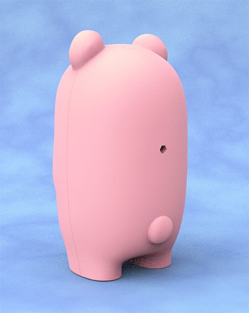 Nendoroid More: Face Parts Case(Pink Bear / Brown Bear / Tuxedo Cat / Tabby Cat)