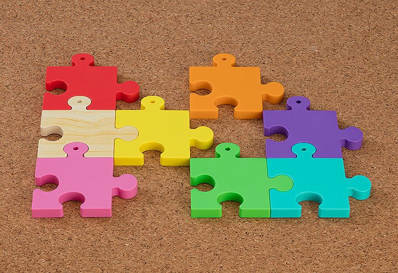 Nendoroid More Puzzle Base (Blue/Red/Orange/Yellow/Wood Grain/Green/Purple/Pink)