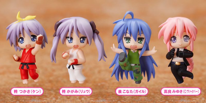 Nendoroid Petite: Lucky Star x Street Fighter Set