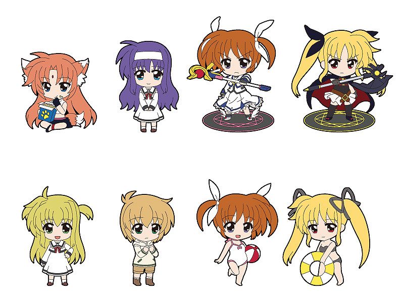 Nendoroid Petite Trading Rubber Straps: Magical Girl Lyrical Nanoha The MOVIE 1st - SCENE 02