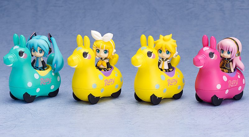 Nendoroid Plus: Hatsune Miku x CuteRody Pullback CarsHatsune Miku & CuteRody (Mint) / Kagamine Rin & CuteRody (Lemon) / Kagamine Len & CuteRody (Lemon) / Megurine Luka & CuteRody (Peach)
