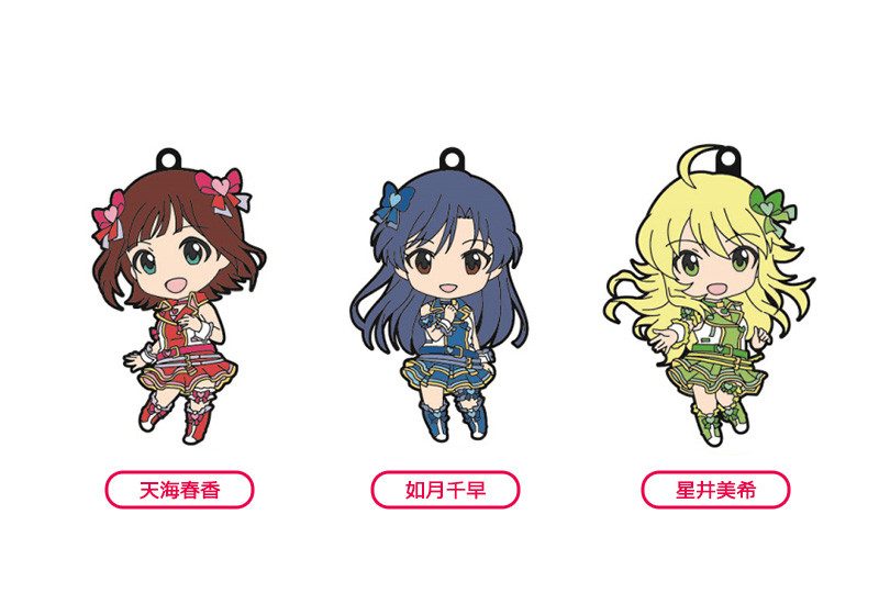 Nendoroid Plus Rubber Straps:Haruka Amami / Chihaya Kisaragi /  Miki Hoshii Set