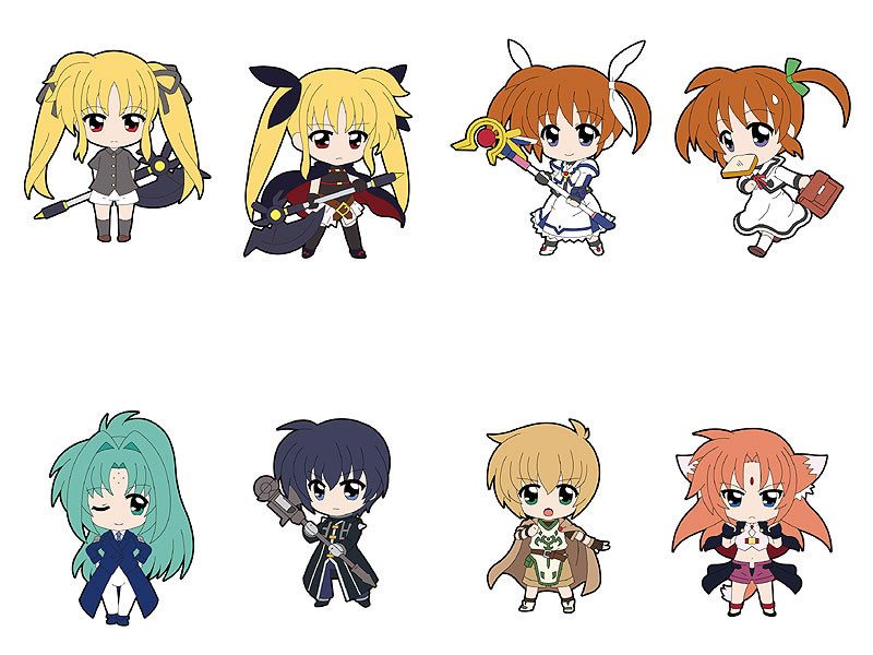 Nendoroid Plus Trading Rubber Straps: Magical Girl Lyrical Nanoha The MOVIE 1st - SCENE 01