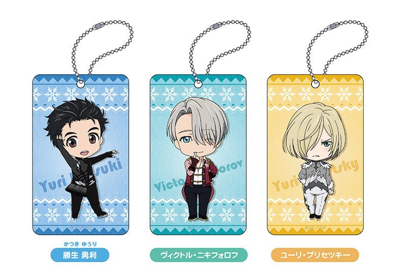 Nendoroid Plus: YURI!!! on ICE Acrylic Pass Case (Yuri Katsuki / Victor Nikiforov / Yuri Plisetsky)