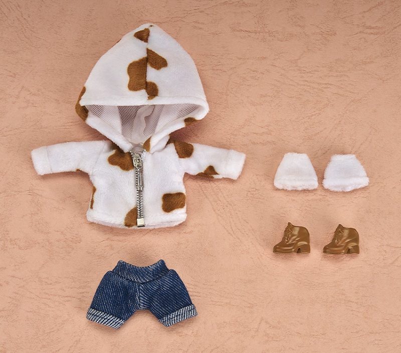 Nendoroid Doll Outfit Set: Animal Hoodie Milk/Coffee Milk
