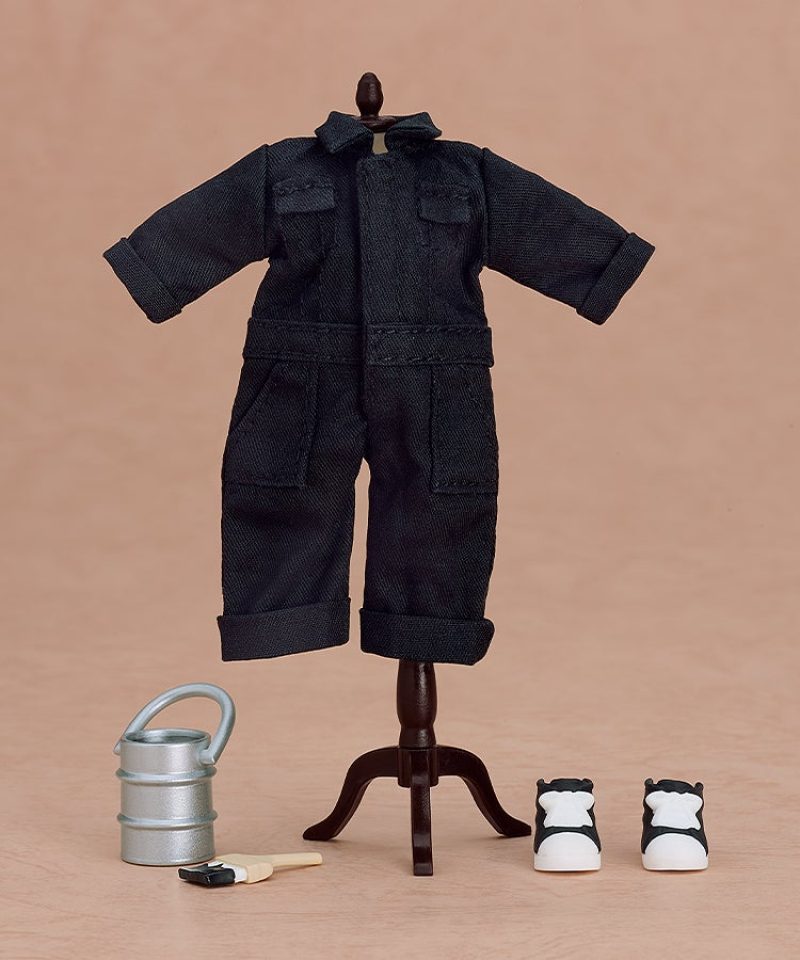 Nendoroid Doll Outfit Set: Colorful Coveralls (Black/Khaki/Denim)