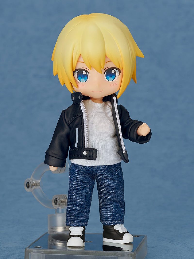 Nendoroid Doll Outfit Set: Leather Jacket (Black/Ivory)