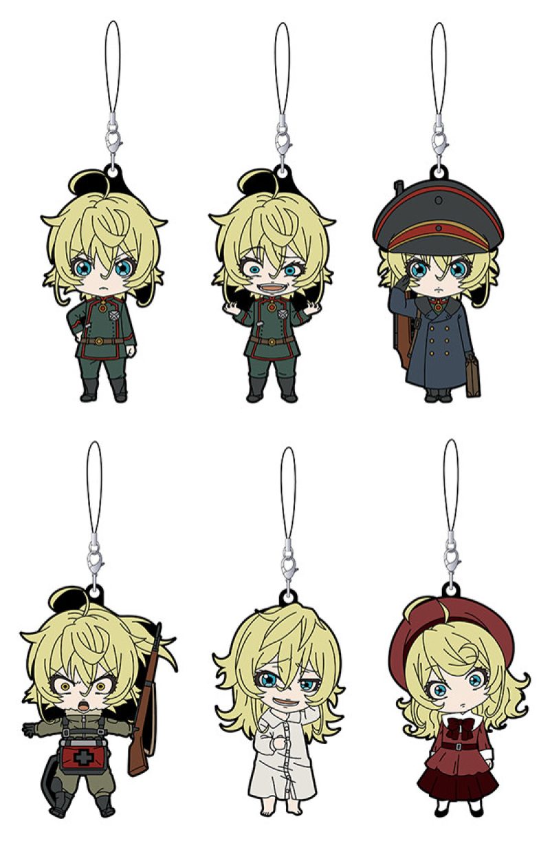Saga of Tanya the Evil Nendoroid Plus Collectible Rubber Straps