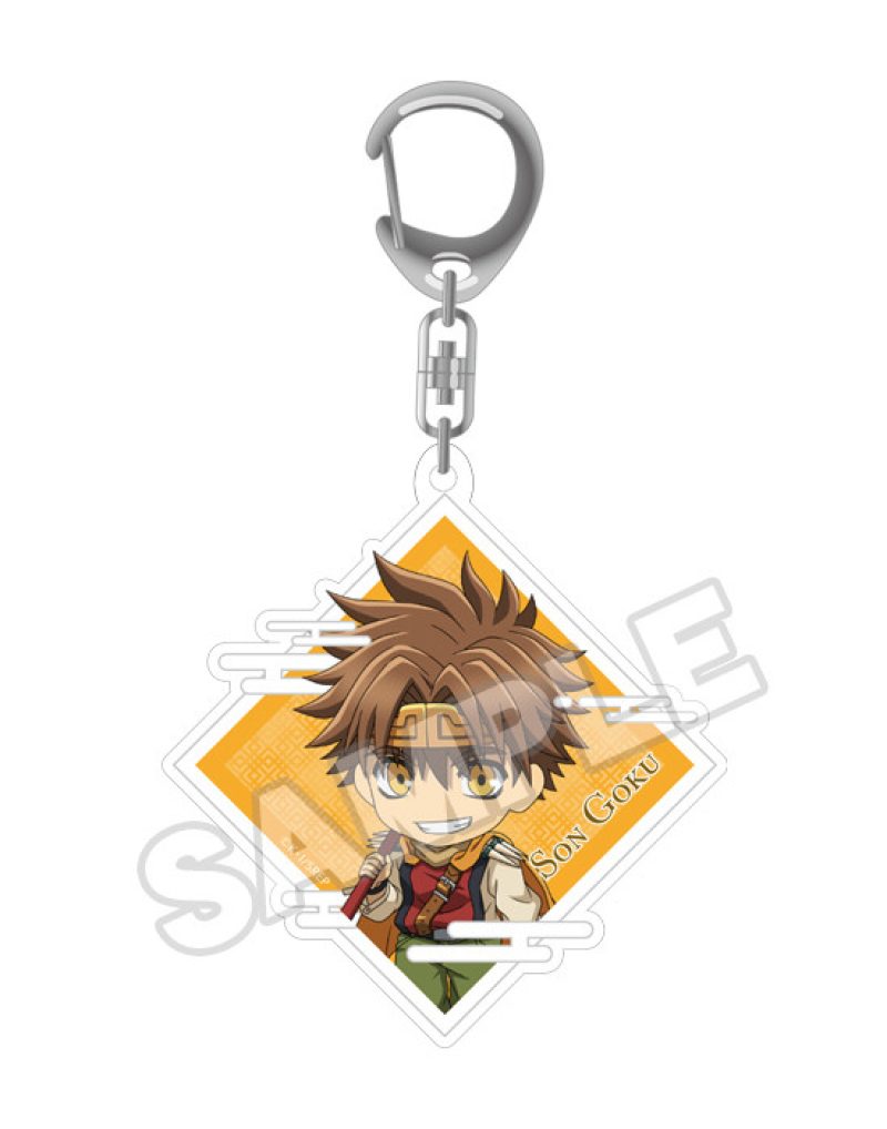 Saiyuki RELOAD ZEROIN Nendoroid Plus Acrylic Keychain: Genjo Sanzo/Son Goku/Sha Gojyo/Cho Hakkai