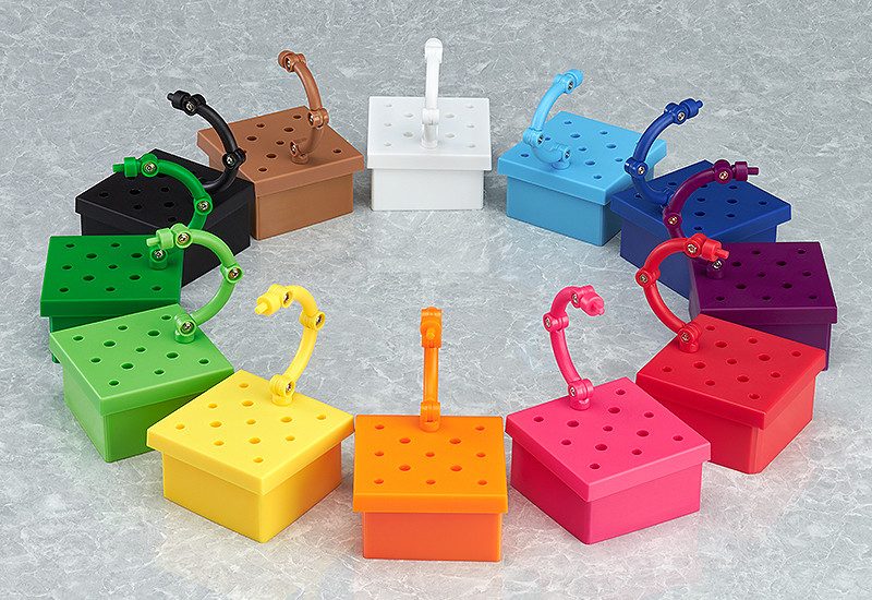 Solid Color Nendoroid Base(Black / Light Blue / Yellow / Pink / Light Green / Orange / White / Blue / Brown / Red / Green / Purple)