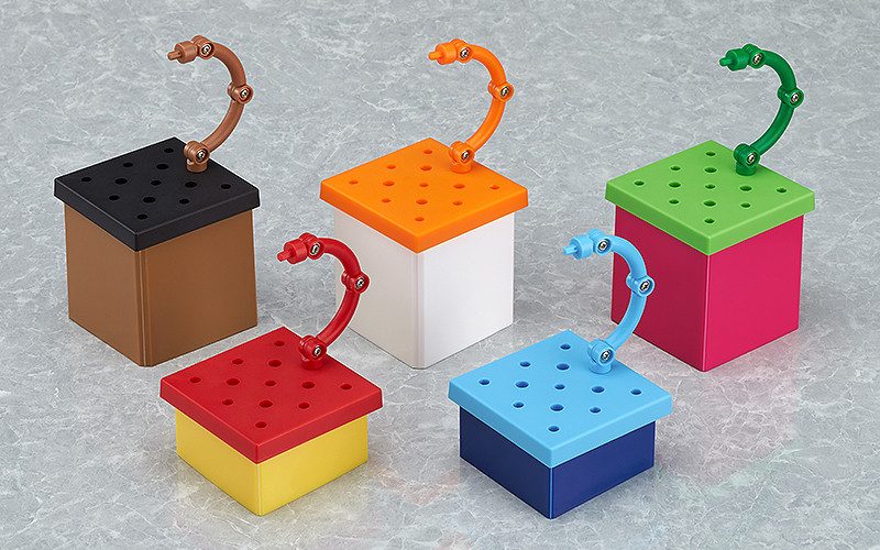 Solid Color Nendoroid Base(Black / Light Blue / Yellow / Pink / Light Green / Orange / White / Blue / Brown / Red / Green / Purple)
