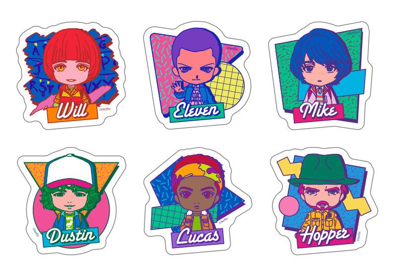Stranger Things Nendoroid Plus Sticker Set