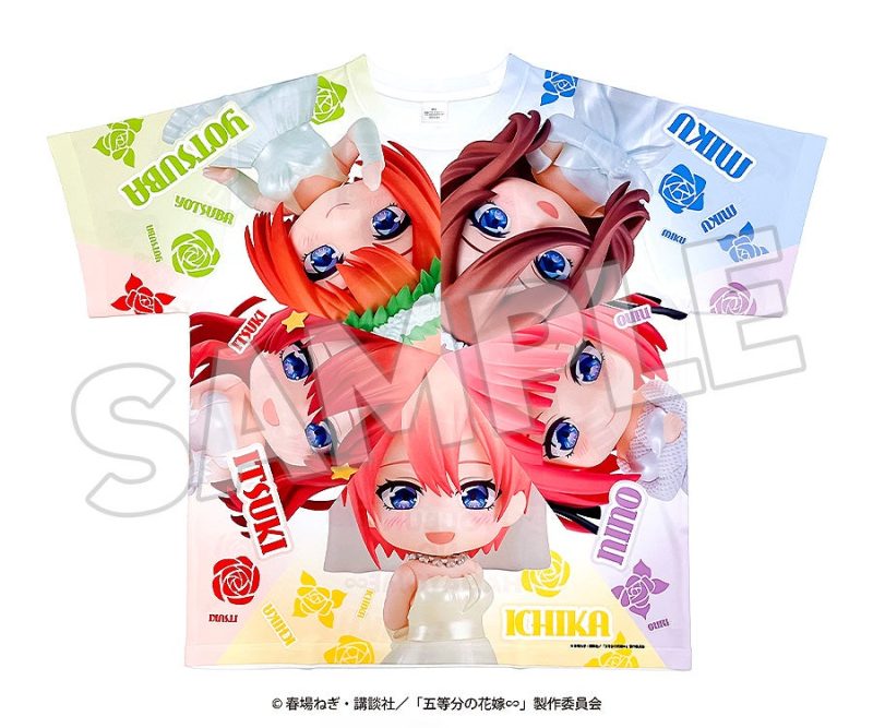 The Quintessential Quintuplets Nendoroid Plus Full Graphic T-Shirt