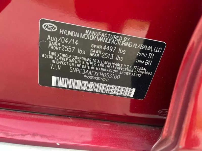 Hyundai Sonata   - 2015